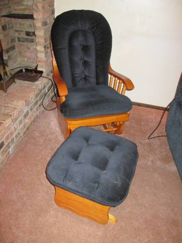 lot 130 image: Rocking chair with rocking automon...