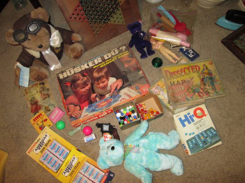 lot 200 image: Vintage toysmarbles...