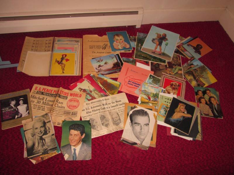 lot 236 image: Vintage photoscalendarsnewspapers...