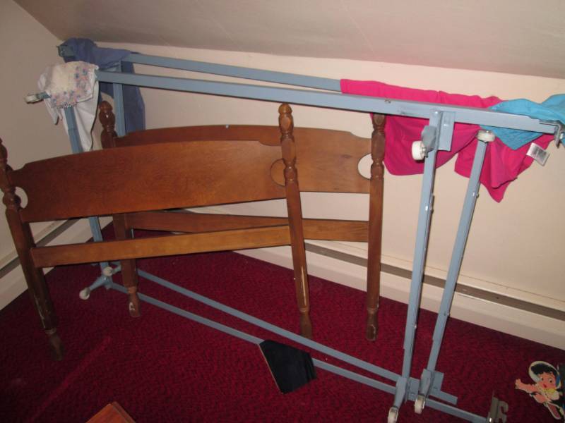 lot 245 image: 2 Vintage bed frames