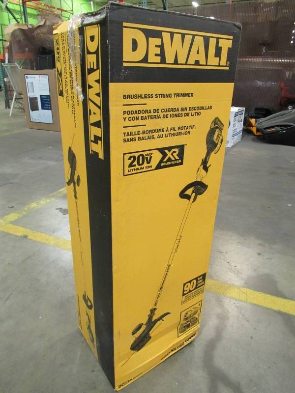 lot 23 image: 13 in. 20-Volt MAX Lithium-Ion Cordless Brushless Dual Line String Grass Trimmer with 5.0Ah Battery and Charger Included