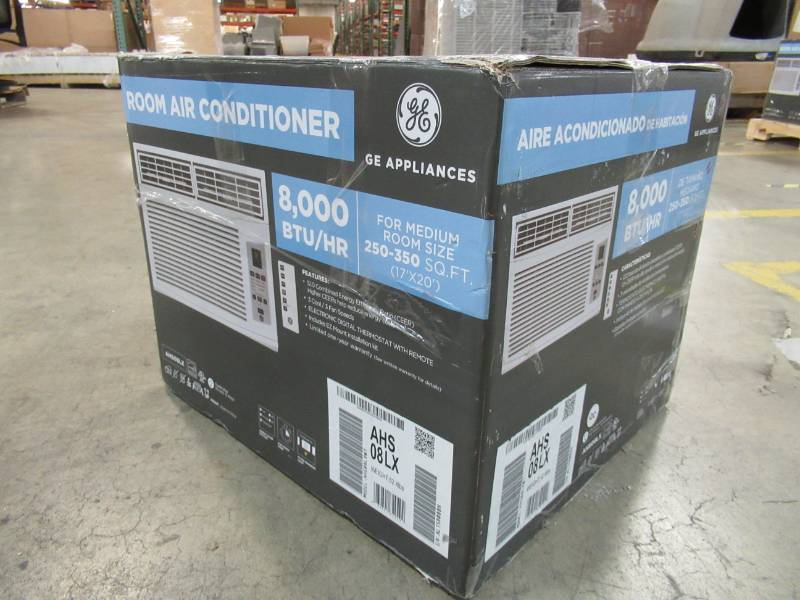 lot 42 image: GE 350-sq ft Window Air Conditioner (115-Volt 8000-BTU) ENERGY STAR With Remote.