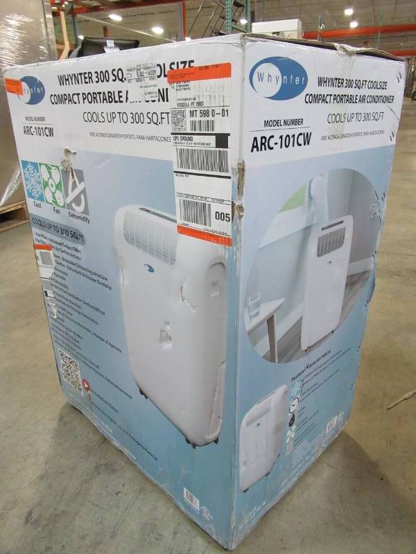 lot 47 image: Whynter CoolSize 10,000 BTU Compact Portable Air Conditioner with Dehumidifier