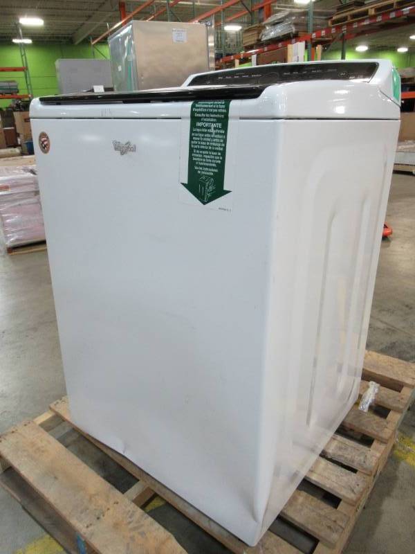 lot 85 image: DEFECTIVE - Whirlpool 5.3-cu ft High-Efficiency Top-Load Washer (White) ENERGY STAR