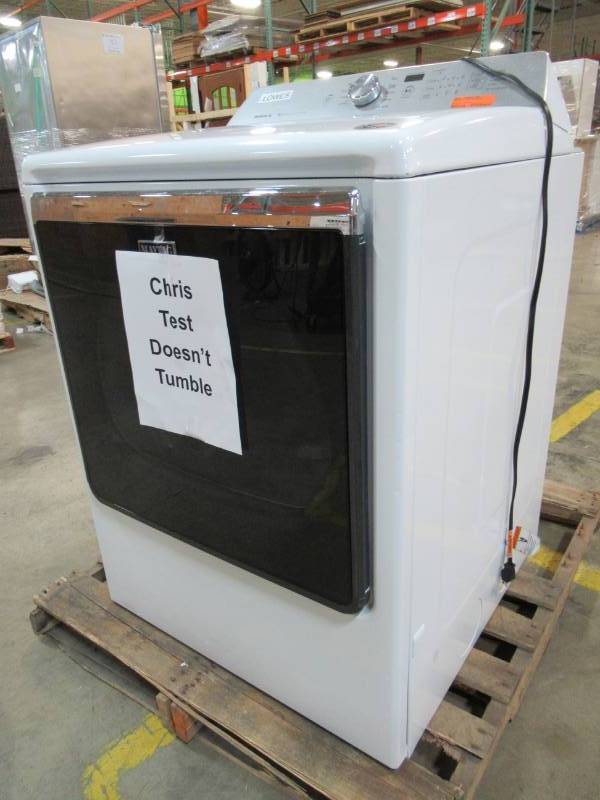 lot 86 image: DEFECTIVE - Maytag 8.8-cu ft Gas Dryer (White)