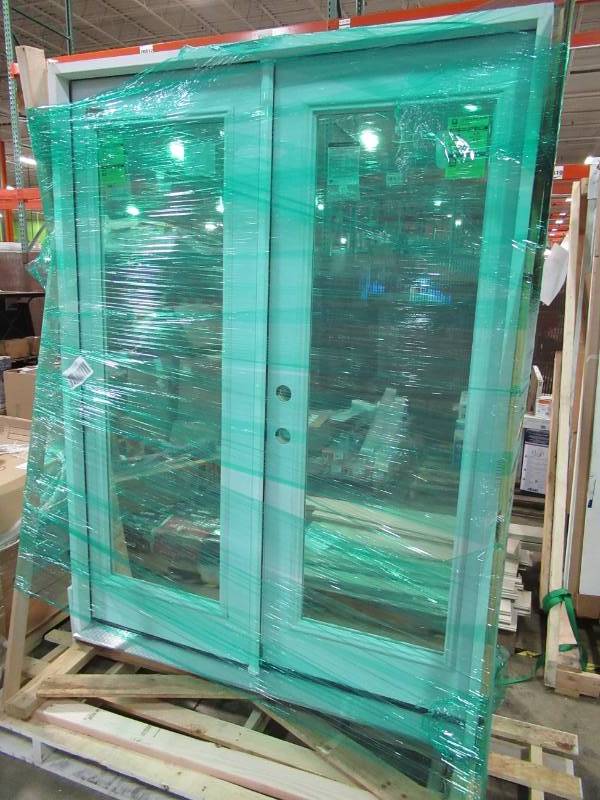 lot 98 image: Steves & Sons 50 in. x 83 in. Retrofit Prehung Patio Door