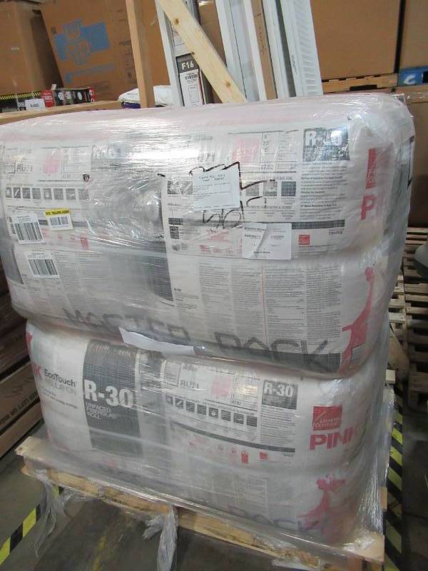 lot 120 image: Owens Corning R-30 Insulation Unfaced Roll 23 in. x 25 ft. (12-Rolls)