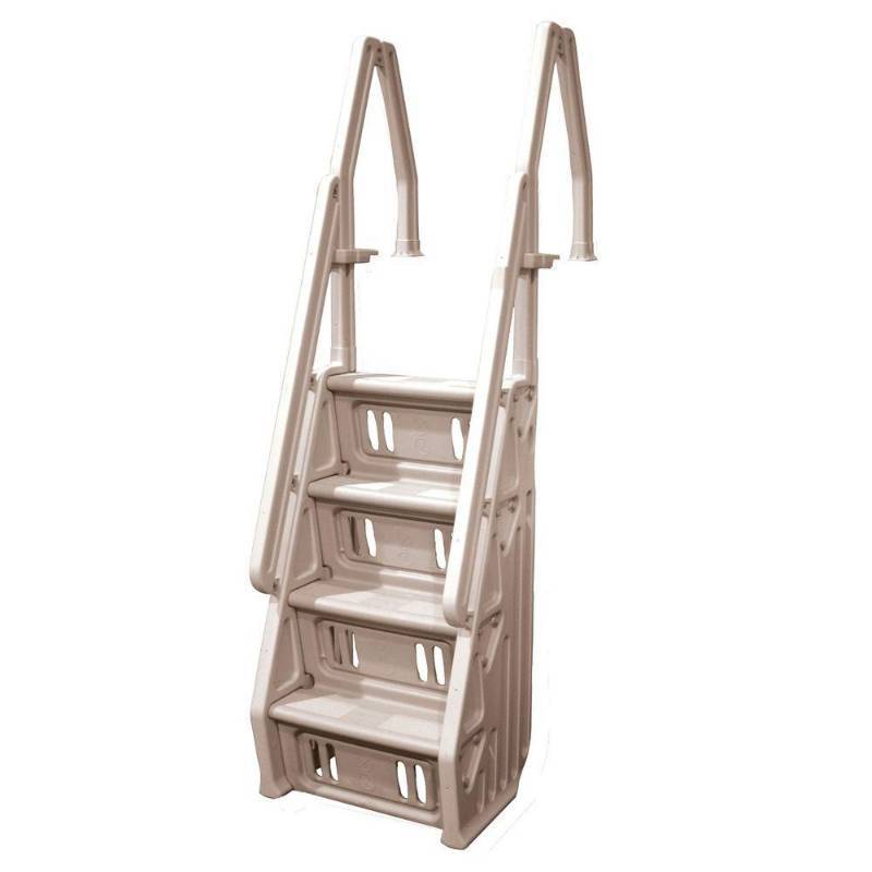 lot 119 image: Vinyl Works Deluxe 24 in. In-Pool Step for Above Ground Pools in Taupe