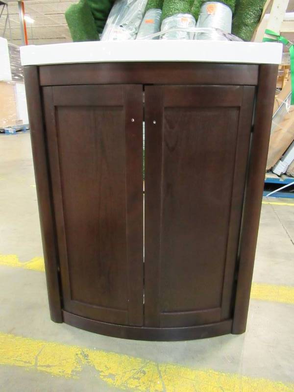 Home Decorators Collection Madeline 24 In Vanity In Chestnut With