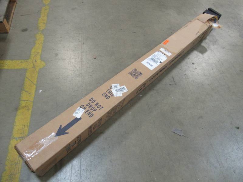 lot 54 image: California Umbrella 9 ft. Aluminum Collar Tilt Patio Umbrella in White Olefin