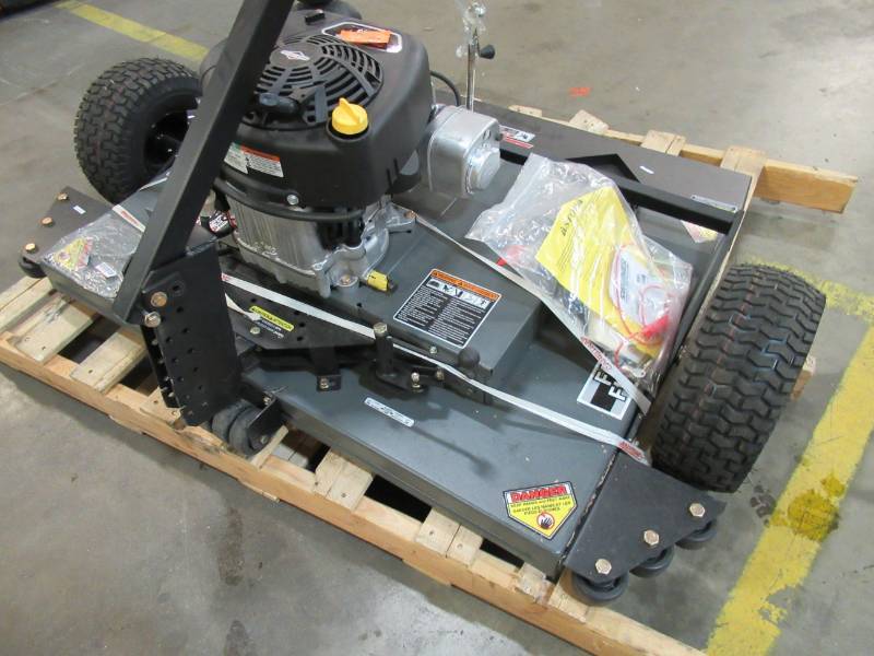 lot 1A image: Swisher 44-in 10.5-HP Finish Cut Tow-behind Trail Cutter California Air Resources Board Compliant, Model FC10544BS