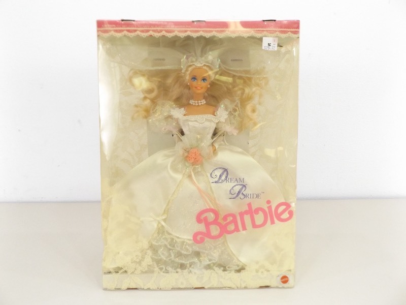lot 30 image: New in Box 1991 Dream Bride Barbie Doll