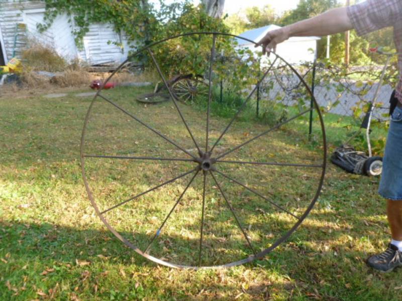 Vintage Steel Wheel