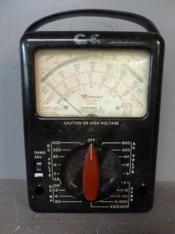 Vintage Voltage Meter