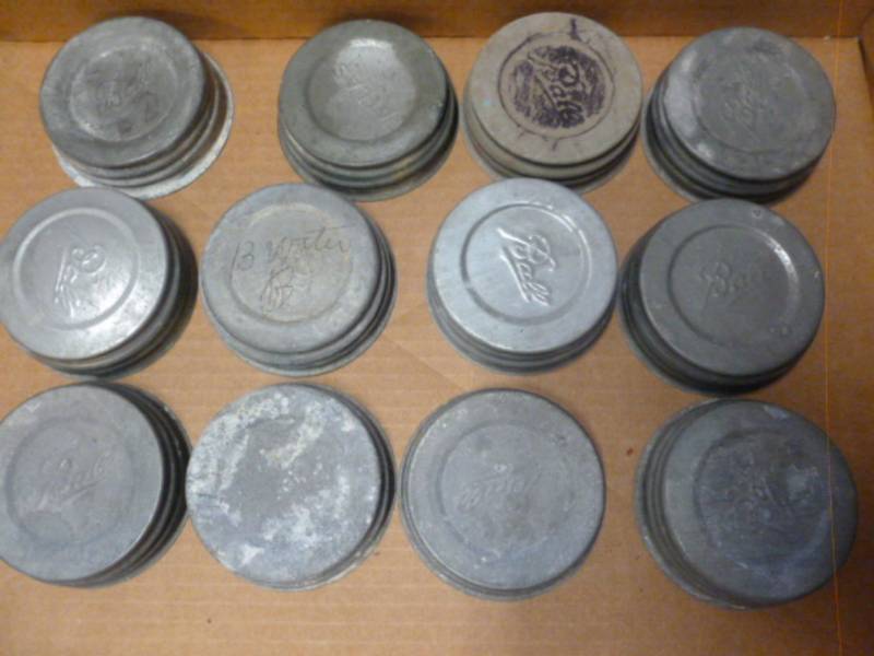 Vintage Zinc Lids