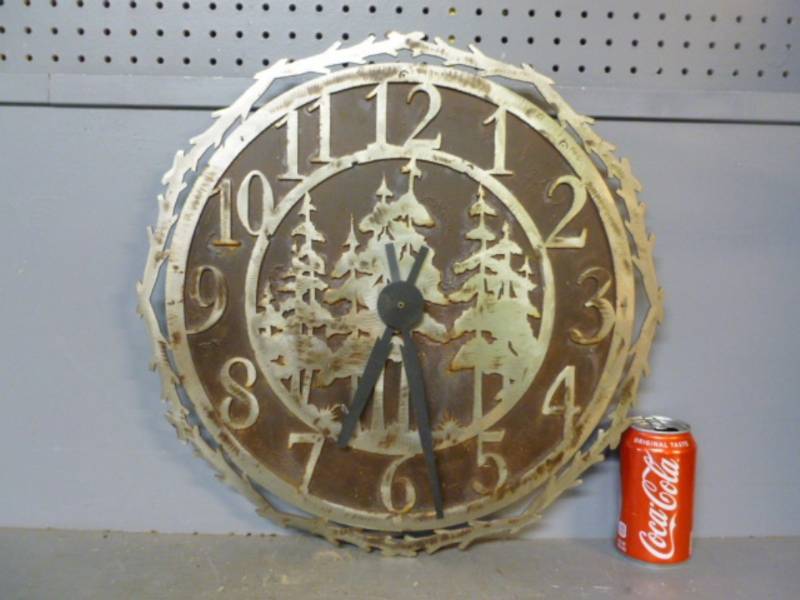 Metal Art Clock