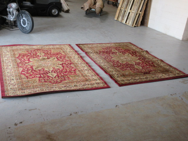 lot 109 image: PAIR OF AREA RUGS