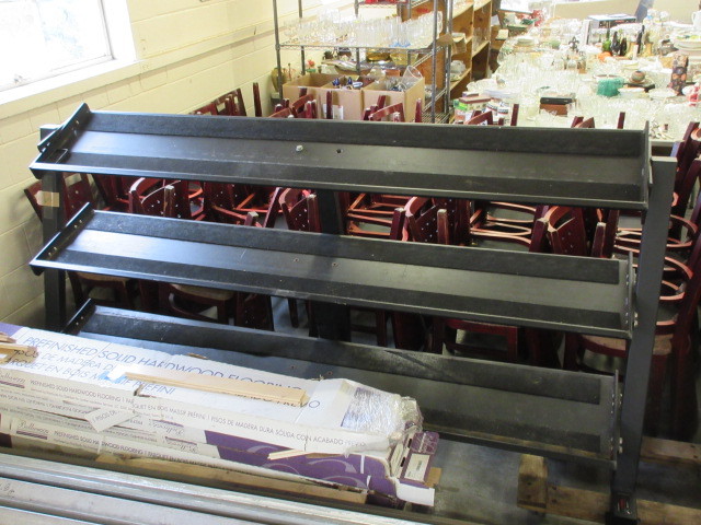 lot 139 image: YORK BARBELL WEIGHT RACK
