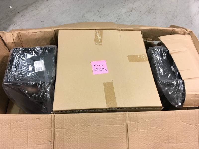 lot 22 image: 18 in. Bronze Ribbed Metal Urn .(PACK 3 PCS) new