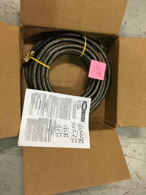 lot 47 image: UPC 879399000256 Simpson Monster Hose 40150  38 IN X 50 HIGH PRESSURE HOSE not used