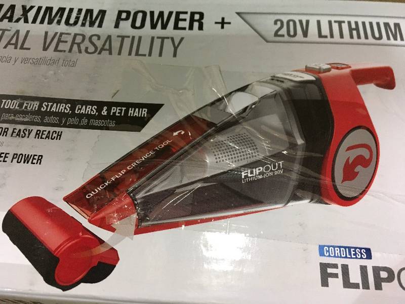 lot 54 image: DIRT DEVIL FlipOut 20-Volt Cordless Handheld Vacuum Cleaner
