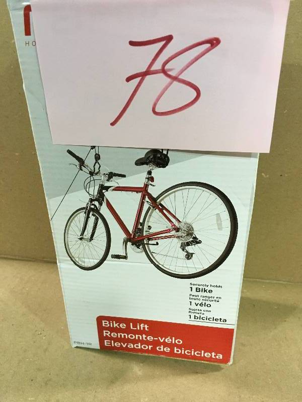 lot 78 image: Racor PBH-1R Ceiling-Mounted Bike Lift