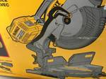 lot 102 image: Dewalt FLEXVOLT 120-Volt MAX Lithium-Ion Cordless Brushless 12 in. Miter Saw w AC Adapter (Tool-Only) in like new condition