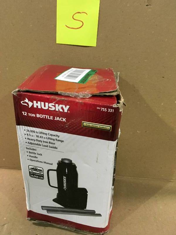lot 5 image: HUSKY12-Ton Bottle Jack in working conditions
