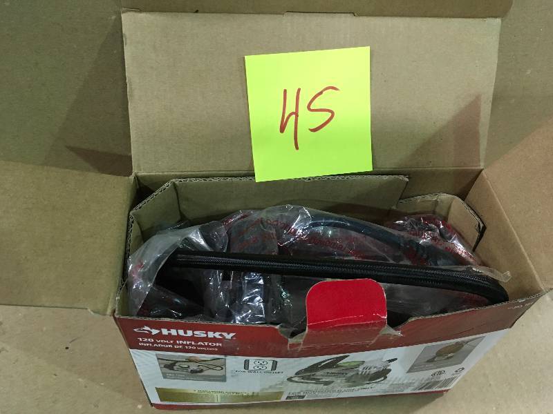 lot 45 image: Husky 120 Volt Inflator 365 164  NOT TESTED