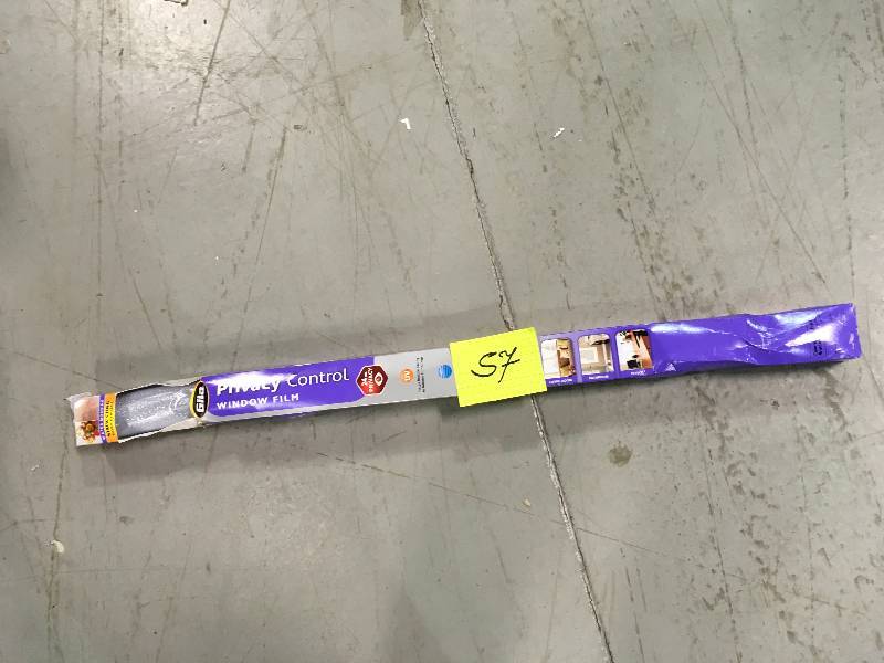 lot 57 image: Gila 24 Hour Privacy Winter Morning Static Cling Window Film 36 x 6.5 not used