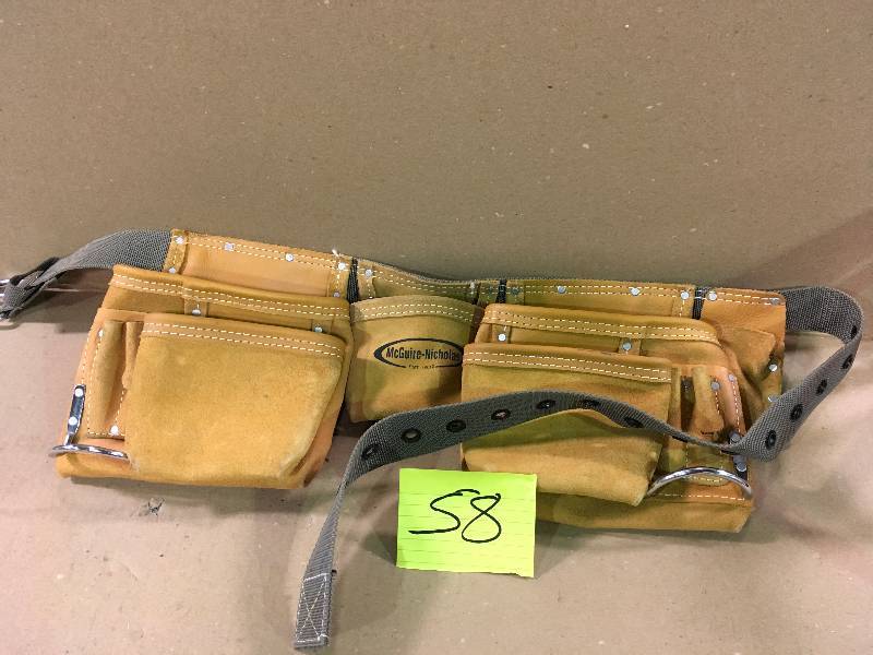 lot 58 image: MCGUIRE-NICHOLAS 11-Pocket Contractor Apron, Yellow