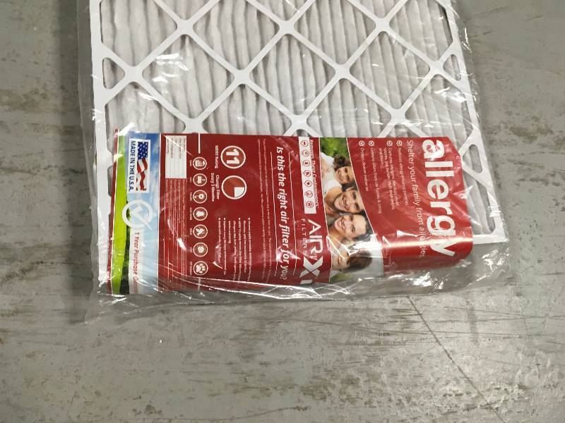 lot 77 image: AIRx Filters Allergy 22x22x1 Air Filter MERV 11 AC Furnace Pleated Air Filter Replacement Box of 3