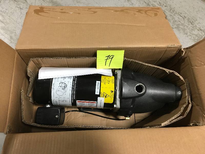 lot 79 image: ECO FLO 1 HP Plastic Shallow Well Jet Pump