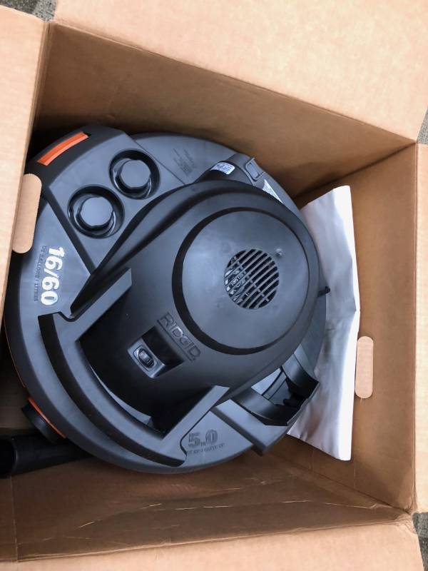 lot 112 image: Husky 16 Gal. 5.0-Peak HP WetDry Vac used in good working condition