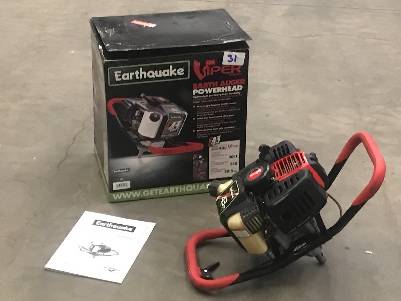 lot 31 image: Earthquake Power Auger Head