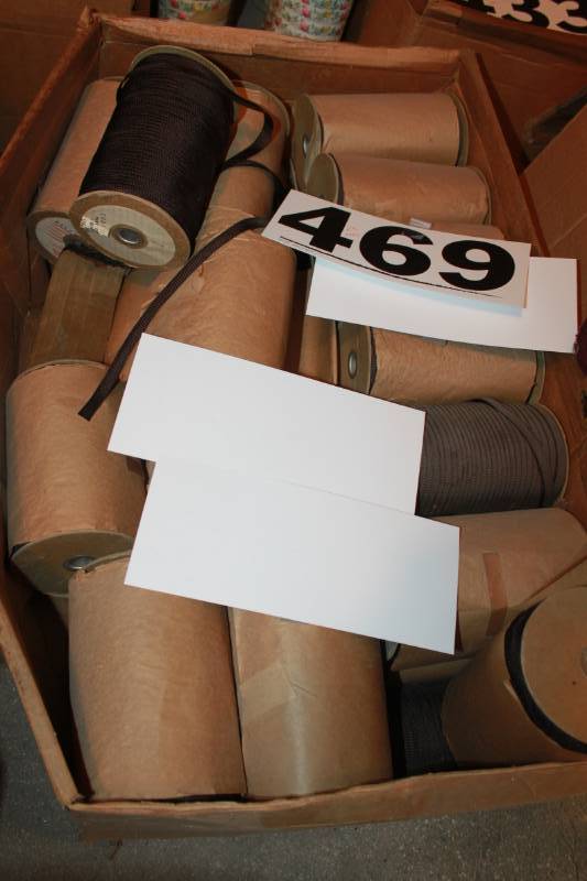 720 yards (5 rolls of 144 yards) Rayon Foldover Braid 1 folded to 12 wide