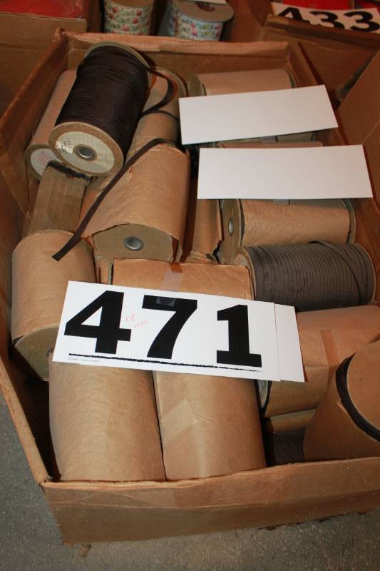 1,152 yards (8 rolls of 144 yards) Rayon Foldover Braid 1 folded to 12 wide
