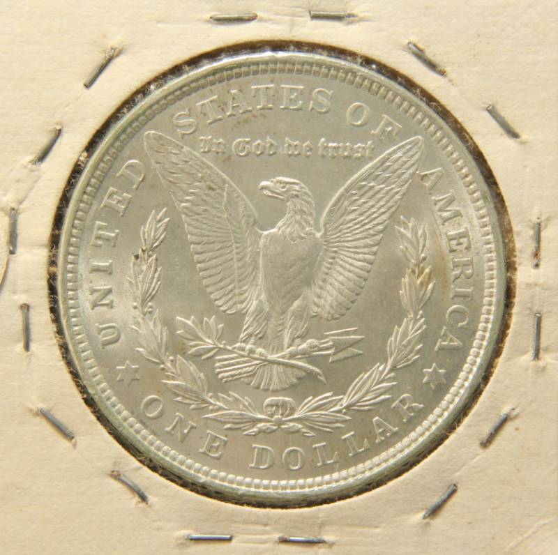 1921 MORGAN SILVER DOLLAR AU-UNC DETAILS
