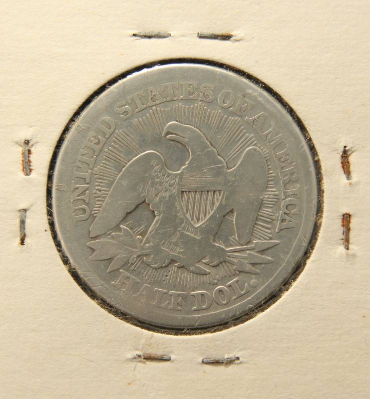 1853 US SEATED LIBERTY SILVER HALF DOLLAR