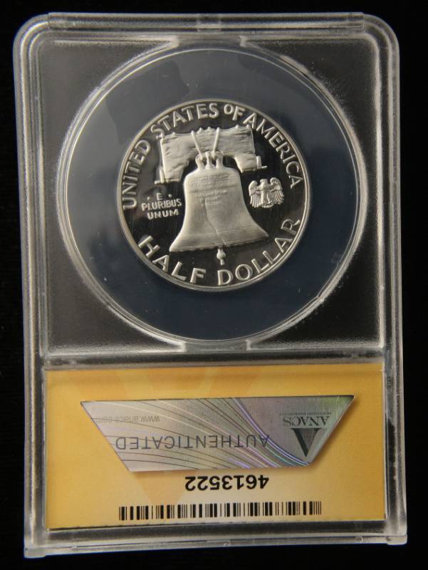 1961 PROOF FRANKLIN HALF PF67 ANACS HIGH GRADE PROOF COIN
