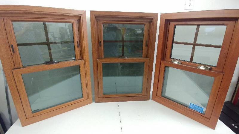 lot 8 image: 3 Double-hung Windows, never installed