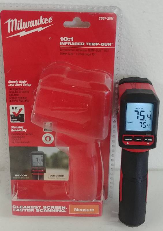 lot 31 image: Milwaukee Infrared Temp Gun