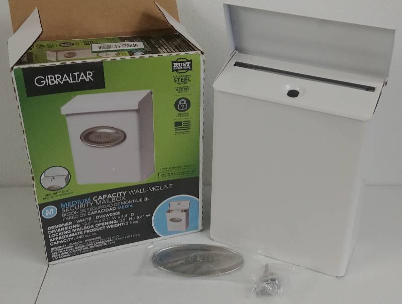 lot 47 image: Gibralter Medium Capacity Wall-Mount Security Mailbox