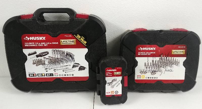 lot 59 image: Husky 3 Kit Tools Grouping