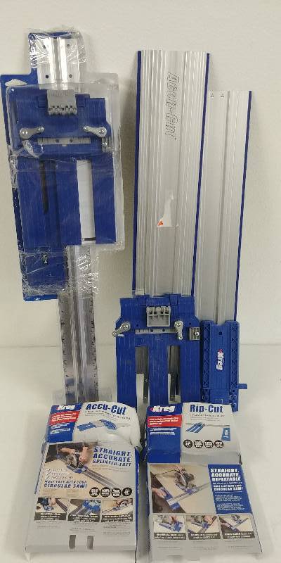 lot 67 image: Kreg Accu-Cut and Rip-Cut sets