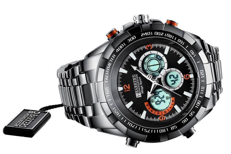 lot 11 image: Mega Sport Black Mens Timepiece
