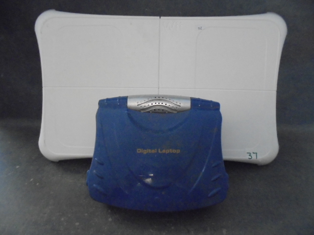 lot 37 image: Wii Balance Board and Childs Laptop