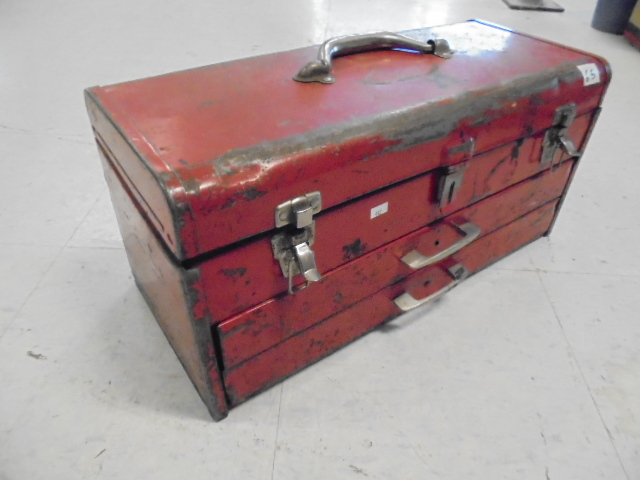 lot 65 image: Tool Box and Tools