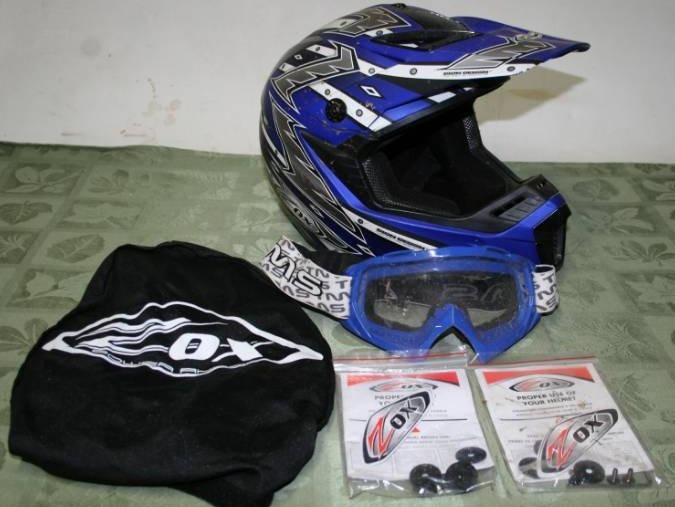 lot 139 image: ATV ZOX Helmet and Accessories