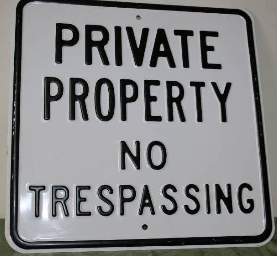 lot 182 image: Steel Sign